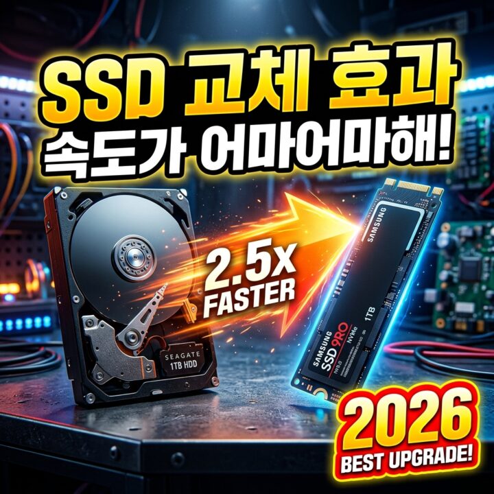 HDD에서 SSD로 교체하면 얼마나 빨라질까 — 체감 속도와 안전한 마이그레이션 방법 총정리