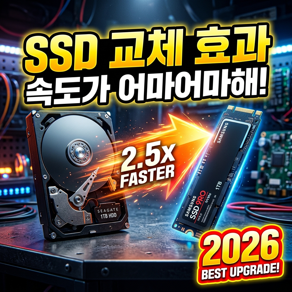 HDD에서 SSD로 교체하면 얼마나 빨라질까 — 체감 속도와 안전한 마이그레이션 방법 총정리