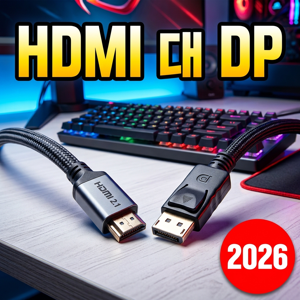HDMI vs DisplayPort 차이와 용도별 선택 — 버전별 해상도·주사율 총정리 (2026)
