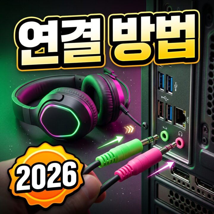 헤드셋·스피커 PC 연결 방법 총정리 (3.5mm·USB·전면패널)