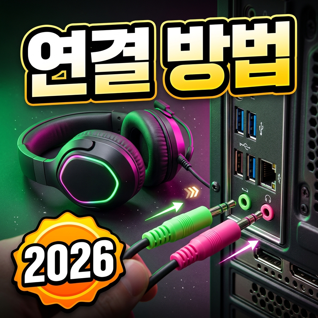헤드셋·스피커 PC 연결 방법 총정리 (3.5mm·USB·전면패널)