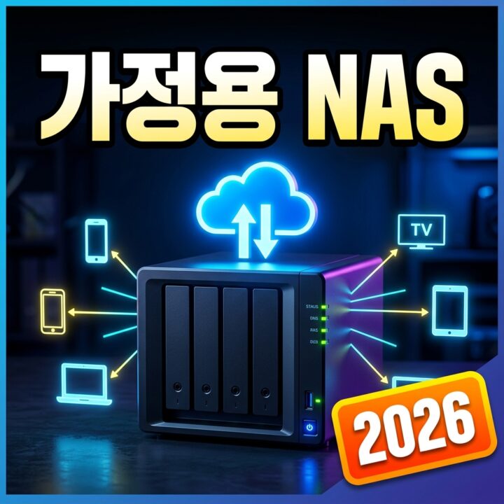 가정용 NAS 입문 가이드 — NAS란 무엇이고 베이·디스크 구성부터 백업·미디어서버 활용까지