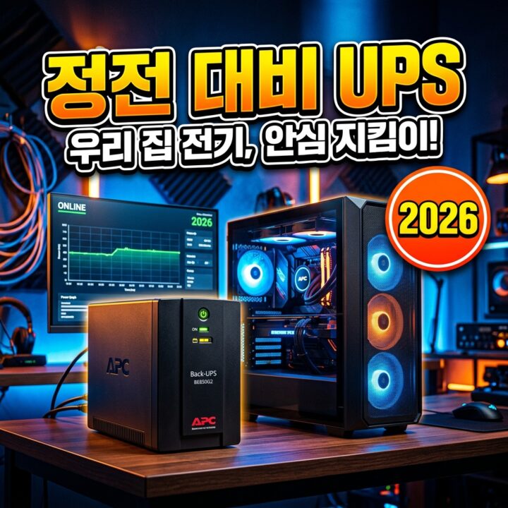 가정용 UPS(무정전 전원장치) 필요할까? 용량(VA·W)·방식·연결 장비로 고르는 법
