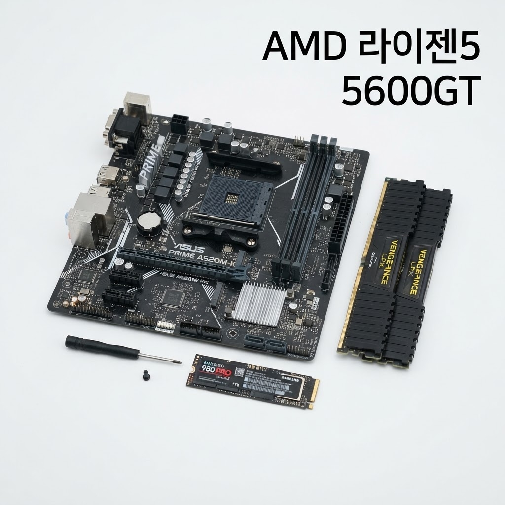 PC온스튜디오 게이밍 컴퓨터 조립PC 게이밍-01 구성품 상세 컷