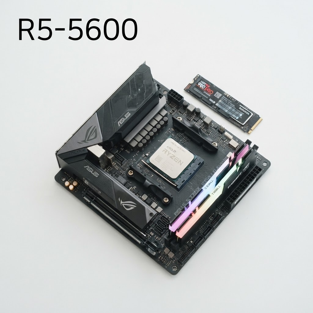 컴집 게이밍컴퓨터 GTA6 배틀그라운드 RTX 5060 R5-5 구성품 상세 컷