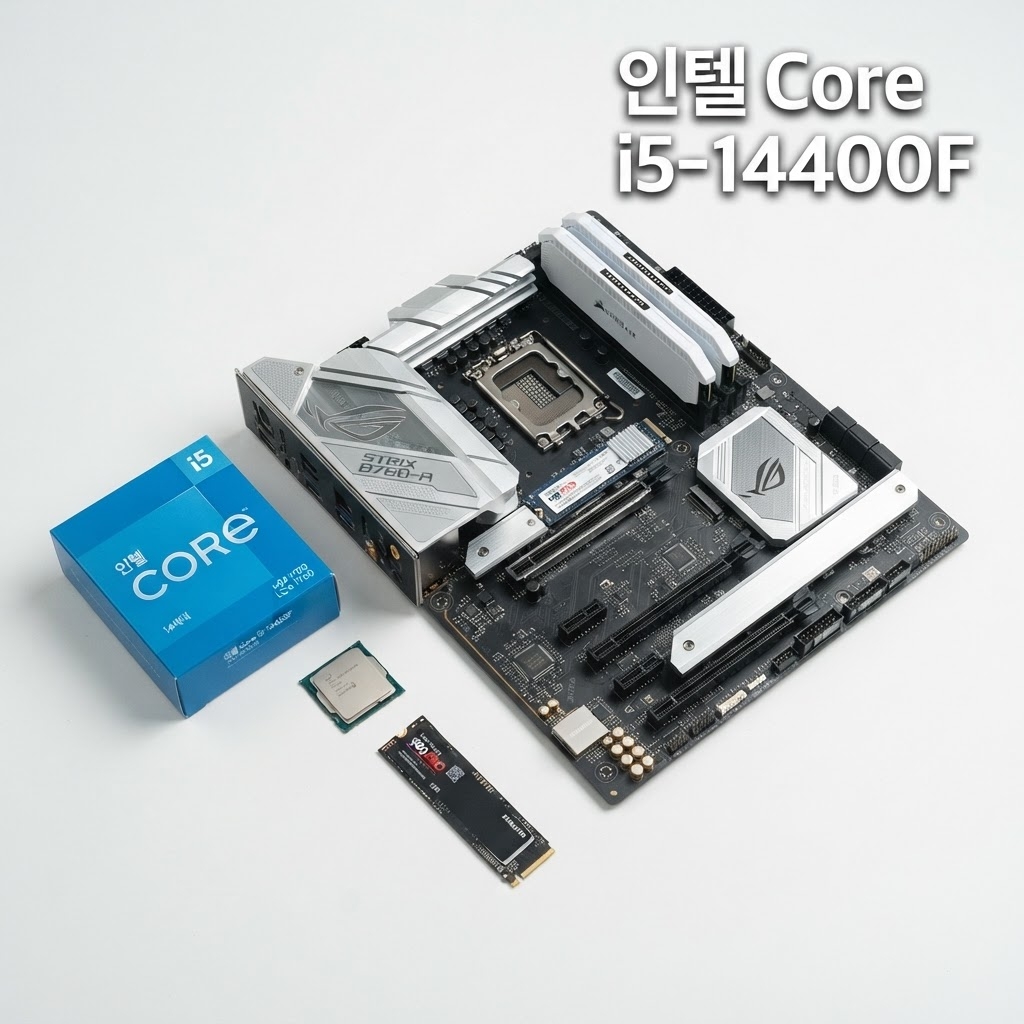 피씨오브플레이어 게이밍 조립컴퓨터 올인원 풀세트 RTX 5060 구성품 상세 컷