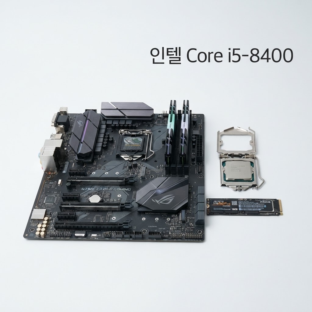 컴퓨터 조립 풀세트 우쓰 0번 사무용 풀세트 WIN11 구성품 상세 컷