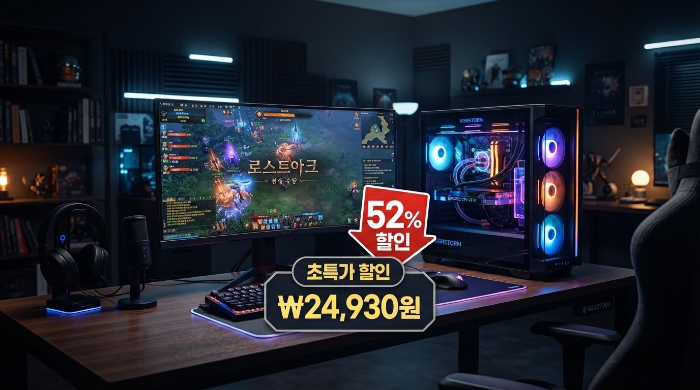 컴퓨터 조립 풀세트 우쓰 0번 사무용 (2번) 가격 배너 — 234,930원 특가