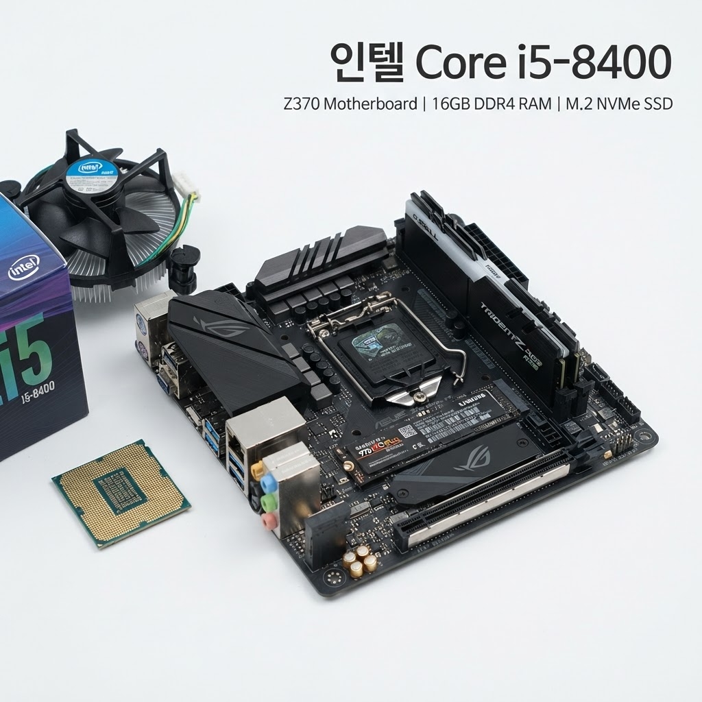 컴퓨터 조립 풀세트 우쓰 0번 사무용 (2번) 구성품 상세 컷