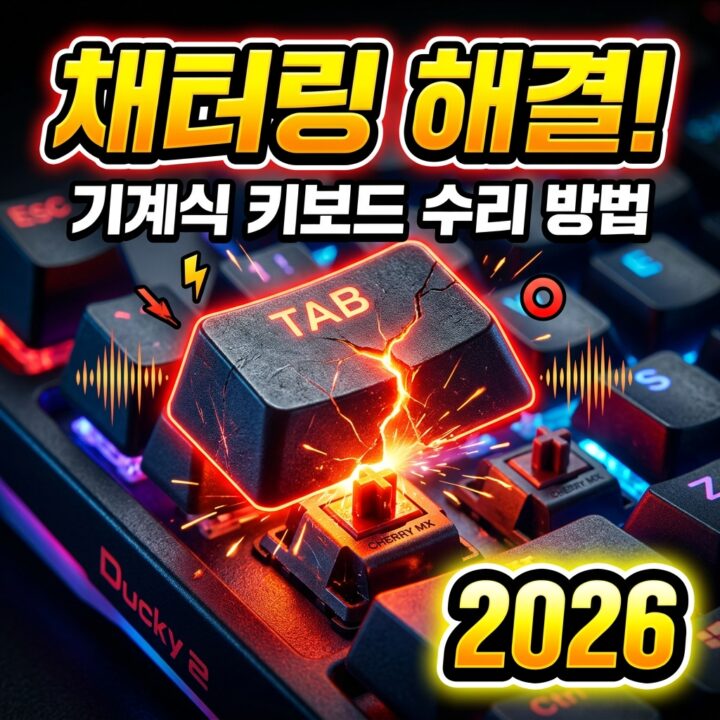 키보드 채터링(중복·이중입력) 원인과 해결 방법 총정리