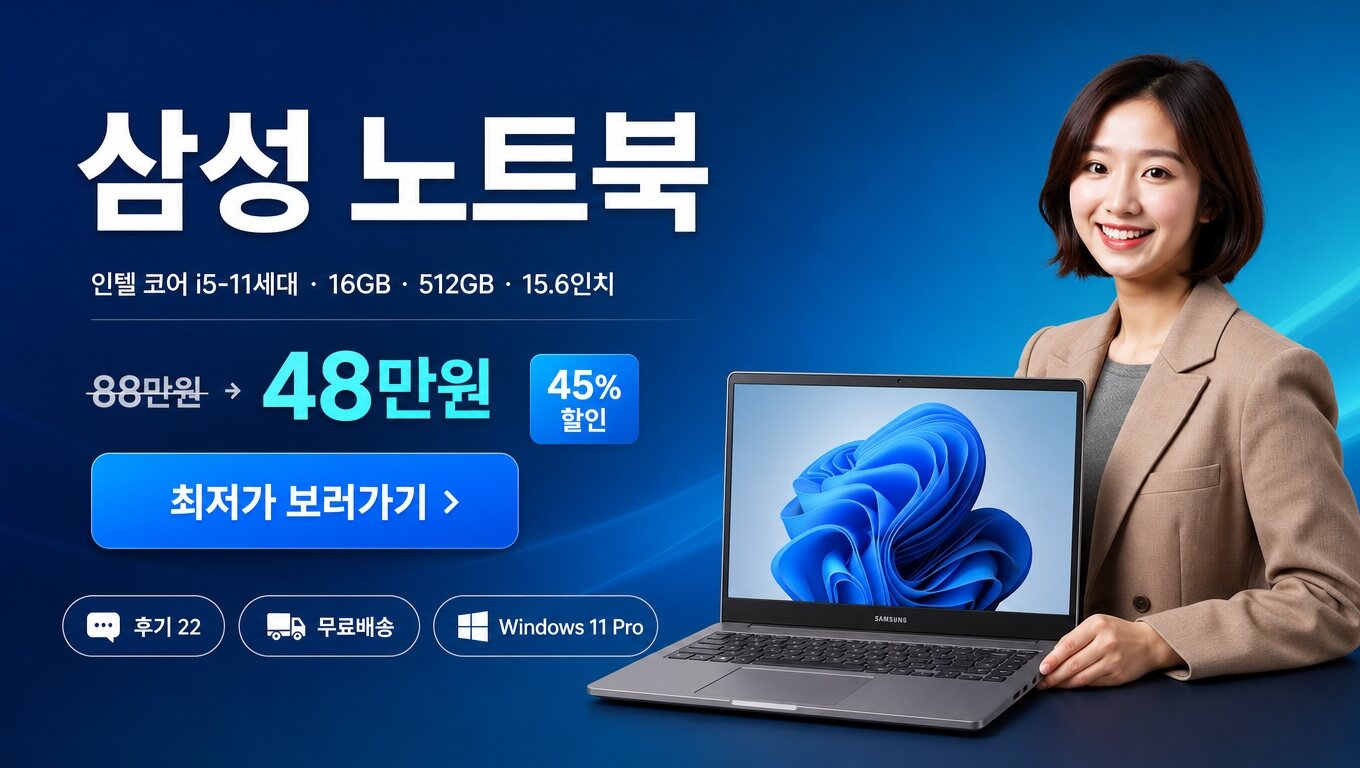 삼성 노트북 최저가 보러가기 배너