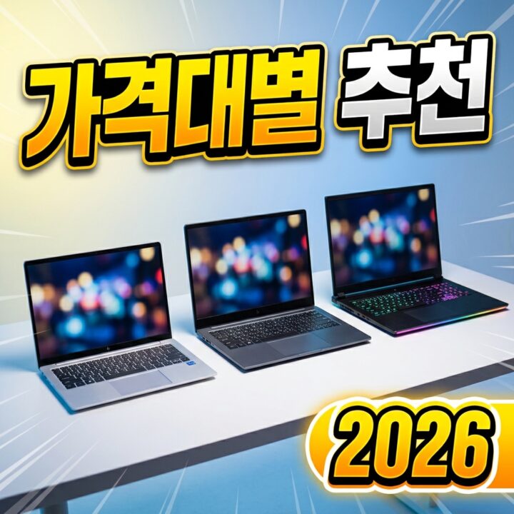 가격대별 노트북 선택 기준 2026 — 저가·중급·고급 구간별 기대 사양 정리