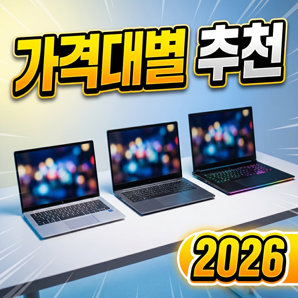 가격대별 노트북 선택 기준 2026 — 저가·중급·고급 구간별 기대 사양 정리