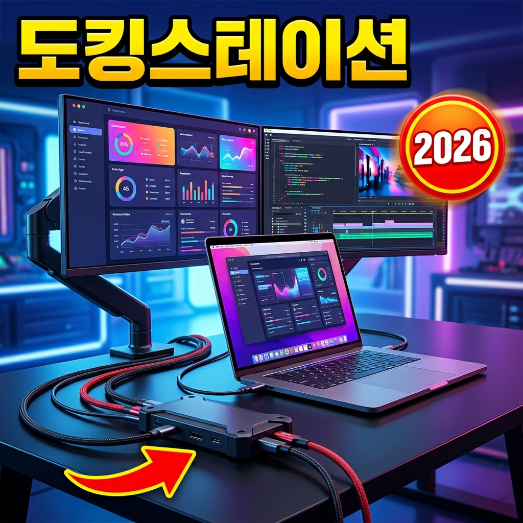 노트북 도킹스테이션 활용 가이드 — USB-C·썬더볼트, 다중 모니터, PD 전원공급, 선택 기준 총정리