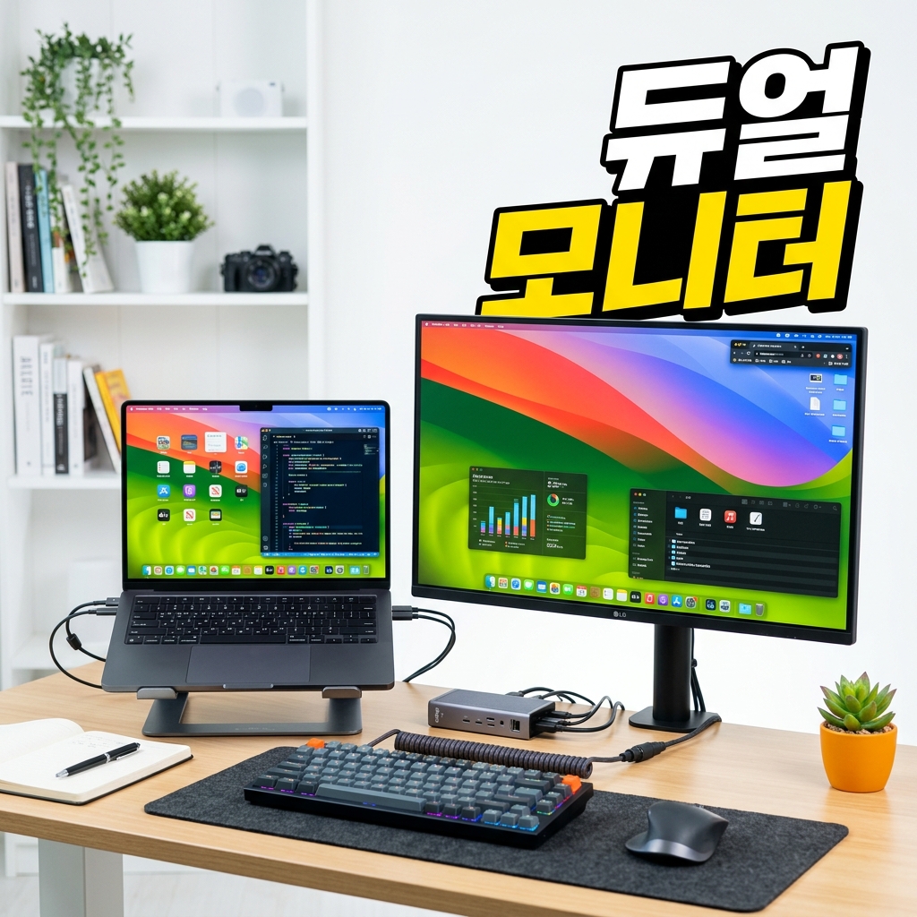 도킹스테이션 선택 기준을 연결 규격, PD 와트, 영상 출력, 포트 구성 순으로 확인하는 체크리스트 이미지