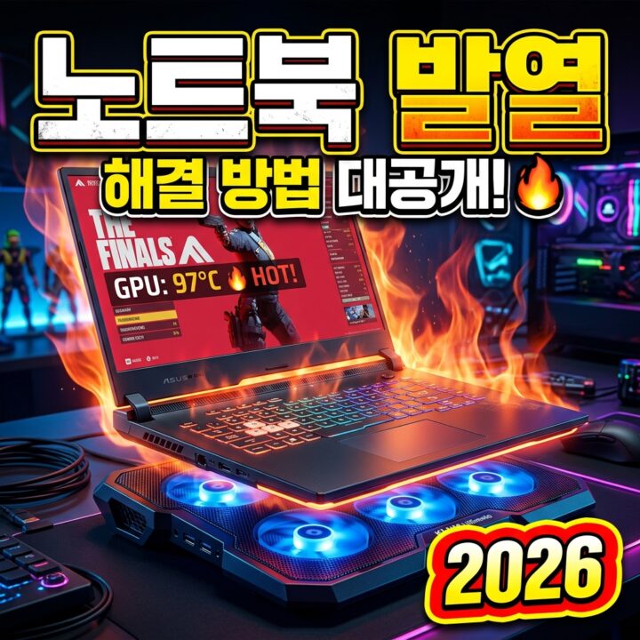 노트북 발열 원인과 쿨링 방법 총정리 — 먼지 청소·쿨링패드·전원옵션·언더볼팅 주의