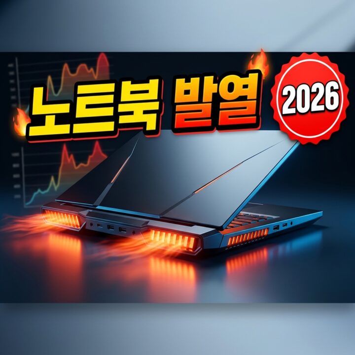 노트북 발열 원인과 해결 방법: 먼지 청소·전원옵션·받침대·서멀 재도포까지