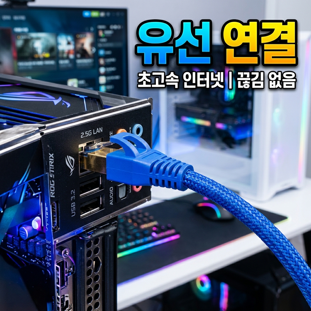 내 PC에서 게임 서버까지 데이터가 왕복하며 지연이 쌓이는 핑의 개념을 표현한 그림
