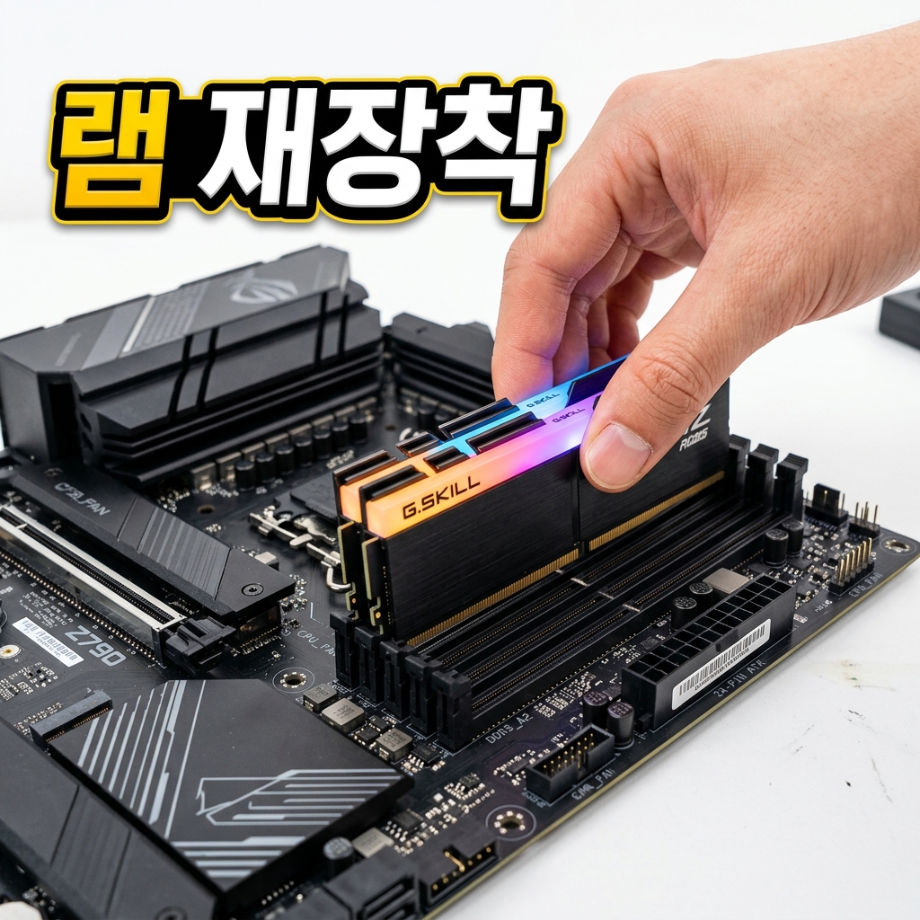 윈도우 명령 프롬프트 화면에서 디스크 검사 명령을 실행하는 모니터 모습
