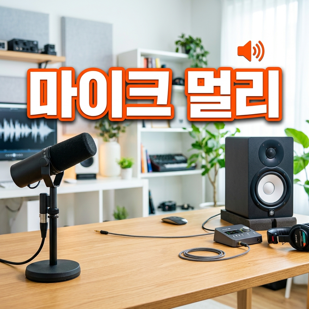 윈도우 소리 설정 녹음 탭에서 스테레오 믹스를 사용 안 함으로 바꾸고 실제 마이크를 기본 장치로 지정하는 화면