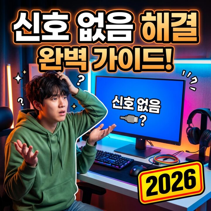 모니터 신호 없음(No Signal) 원인과 단계별 해결법
