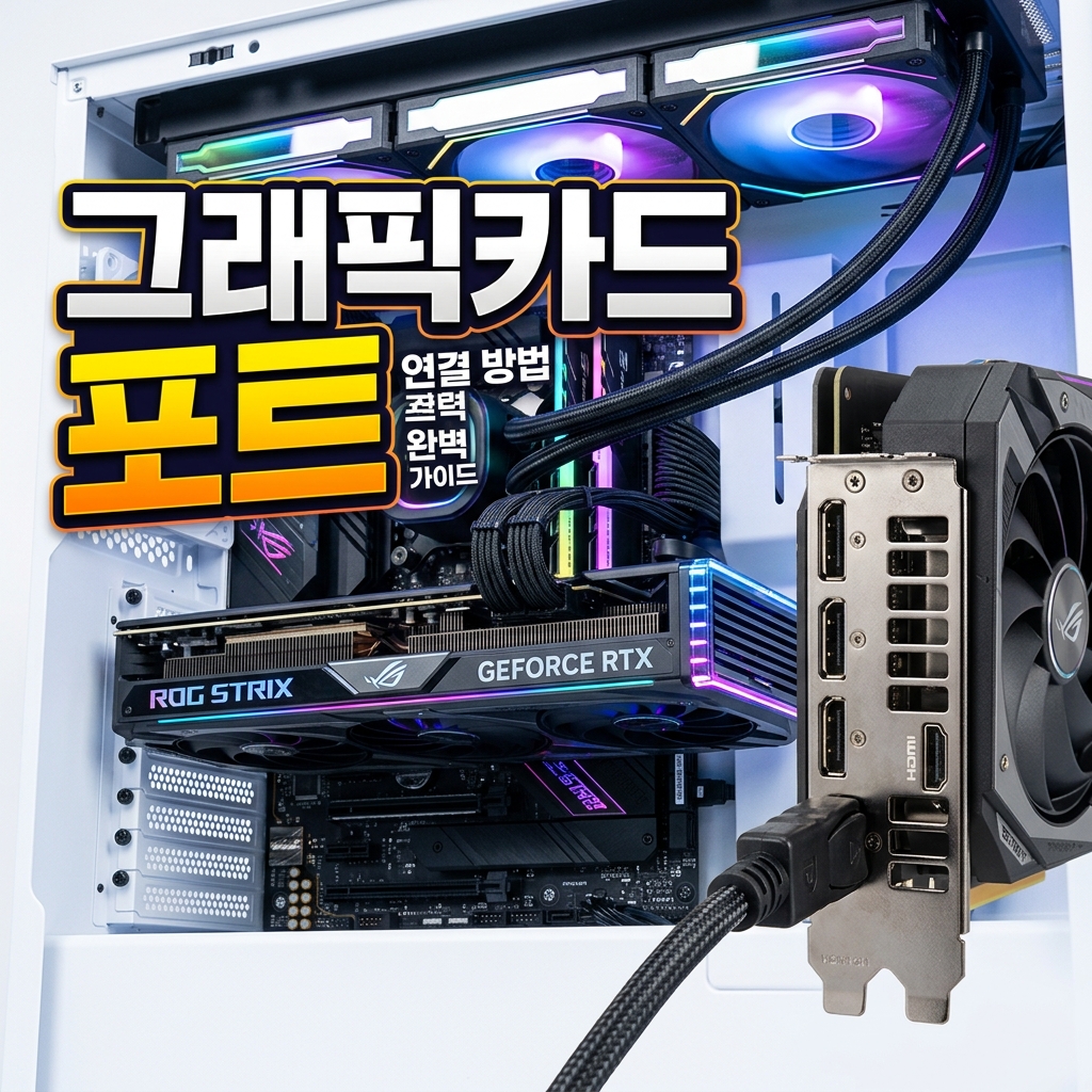윈도우 디스플레이 설정에서 해상도와 주사율, 다중 디스플레이 출력 옵션을 확인하는 화면