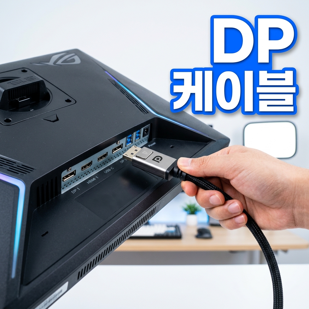 NVIDIA 제어판 해상도 변경 화면에서 재생 빈도를 165Hz로 지정하는 모습