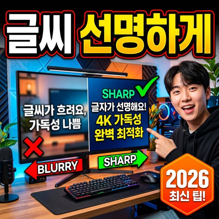 모니터 해상도·배율(스케일링) 설정 완벽 가이드 — 권장 해상도·125/150% 배율·글자 흐림·다중 모니터 총정리