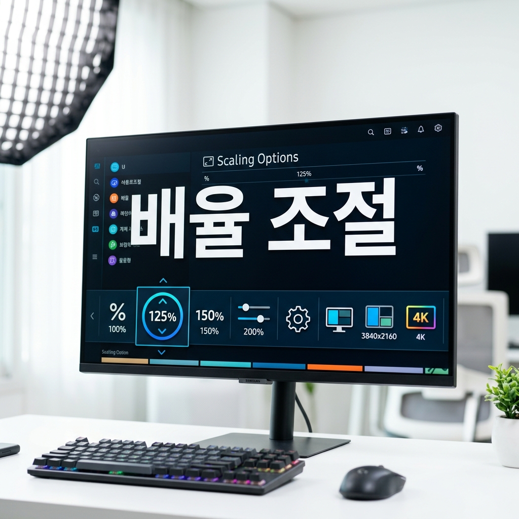 윈도우 클리어타입 텍스트 조정 마법사에서 가장 선명한 글자 샘플을 선택하는 화면