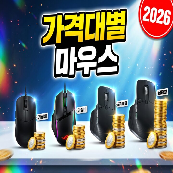 가격대별 마우스 선택 기준, 저가·중급·고급에서 뭐가 달라질까