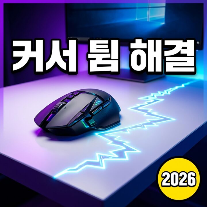 마우스 커서 튐·멈춤·끊김 원인과 해결 방법 총정리