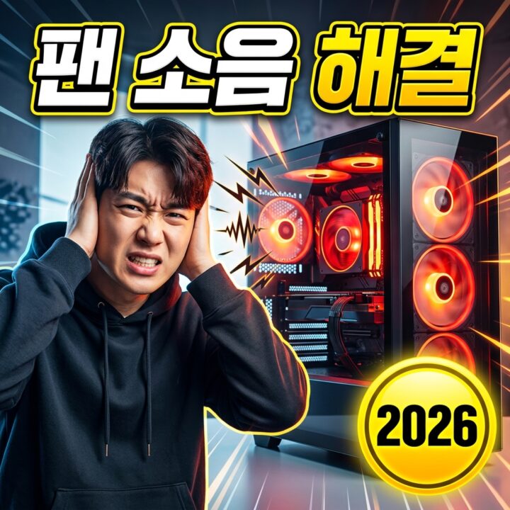 PC 팬 소음 줄이는 법 — 원인 진단부터 팬 커브·먼지 청소·방진 마운트까지