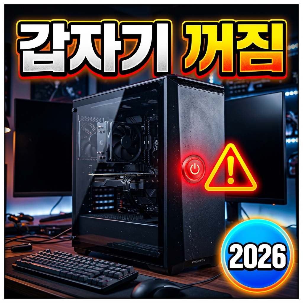 PC가 무작위로 재부팅·종료되는 원인과 해결 — 발열·전원·RAM·드라이버 진단부터 자동 다시 시작 끄기·이벤트뷰어까지