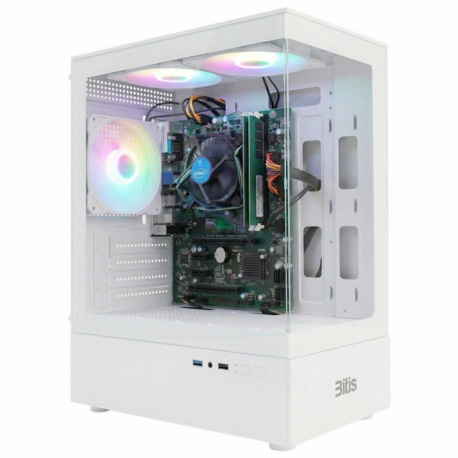 게이밍컴퓨터 조립PC 화이트 3번 고급 i5-8500 실제 판매 상품 이미지