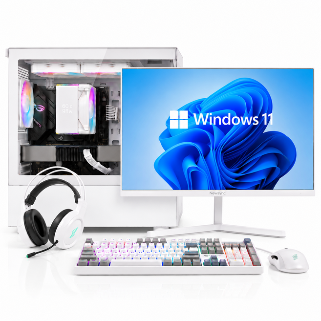 피씨오브플레이어 게이밍 조립PC 화이트 RTX 5060 Ti R7-780 실제 판매 상품 이미지