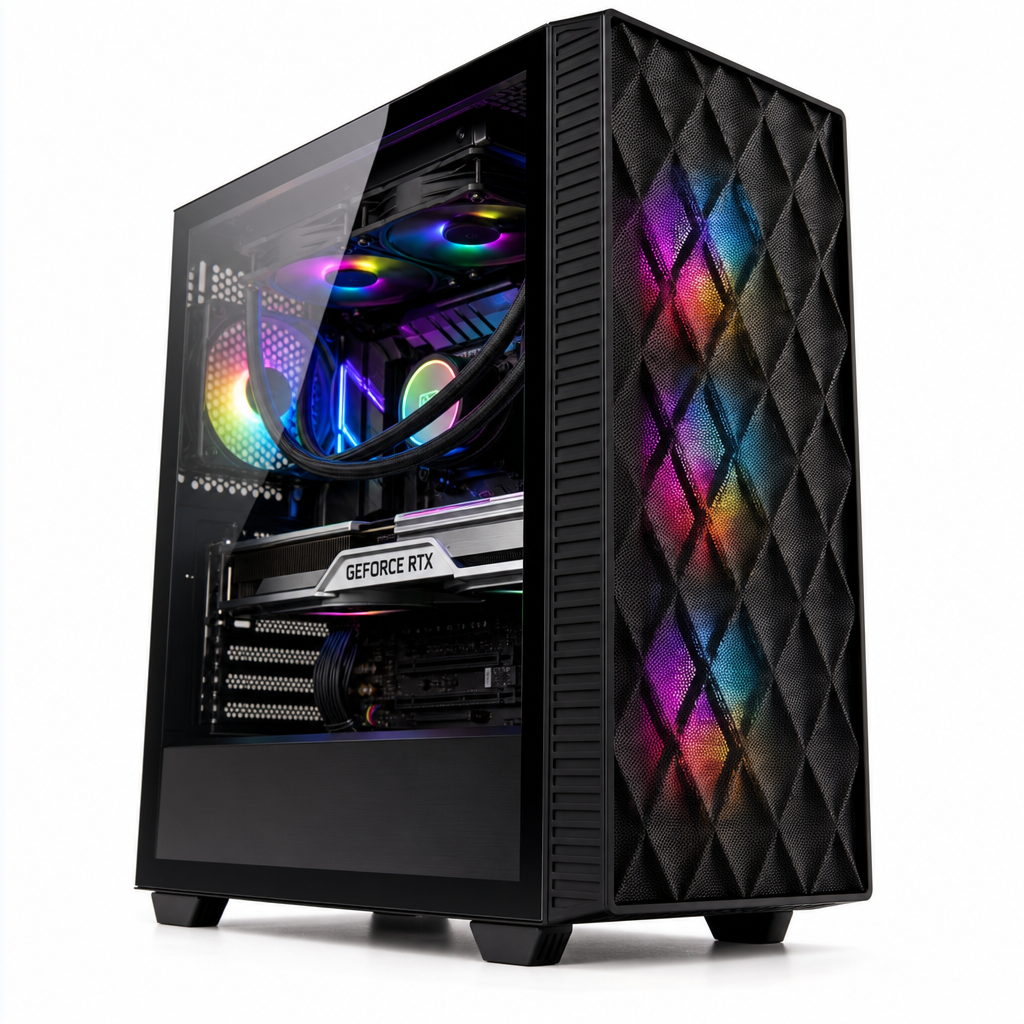 RTX 5060 게이밍PC 본체 RGB 강화유리 케이스