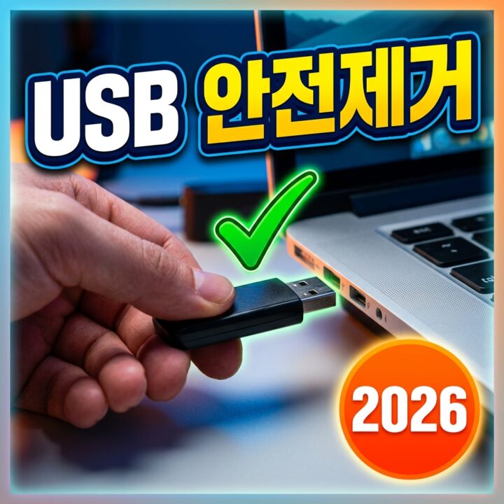 USB·외장하드 안전하게 분리하는 법 — 안전 제거·빠른 제거 정책·쓰기 캐시, 안 빠질 때 대처까지