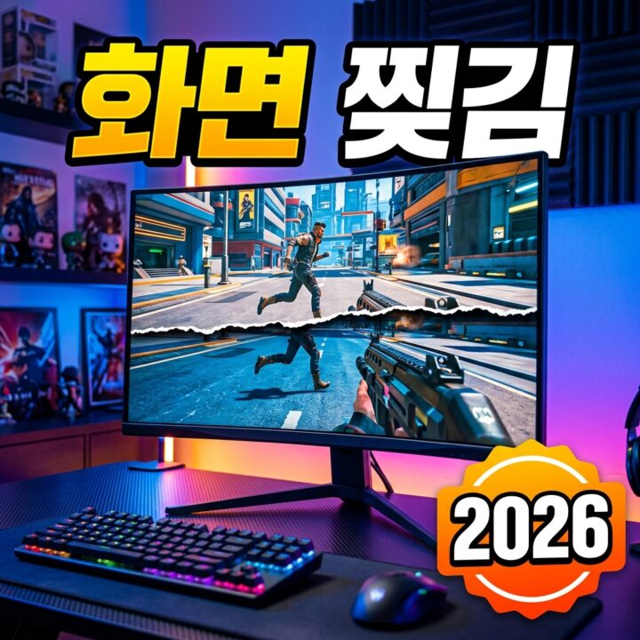 화면 찢김(테어링) 원인과 해결법 — V-Sync·G-Sync·FreeSync·프레임 제한 총정리