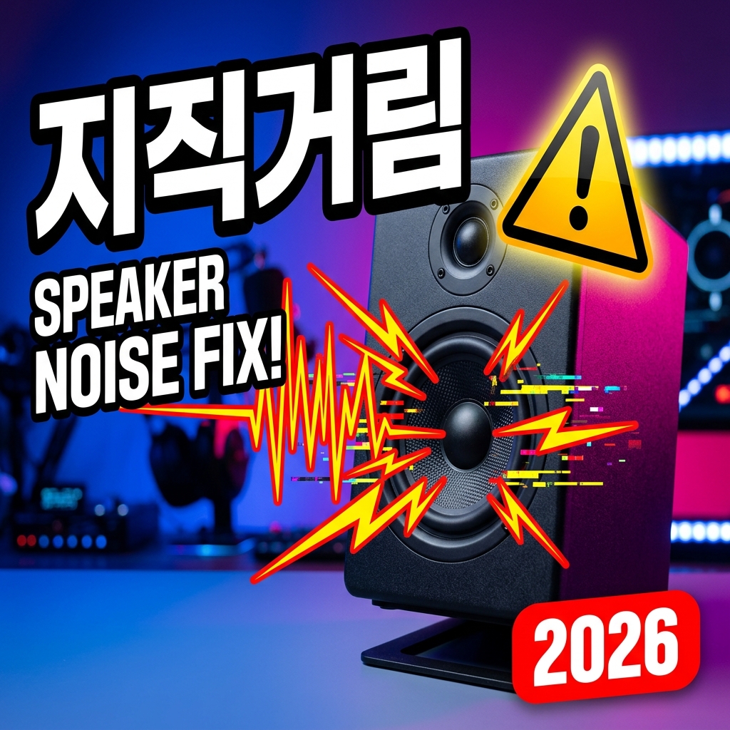 스피커·이어폰 지직거리는 잡음(크래클링) 원인과 해결 방법 총정리