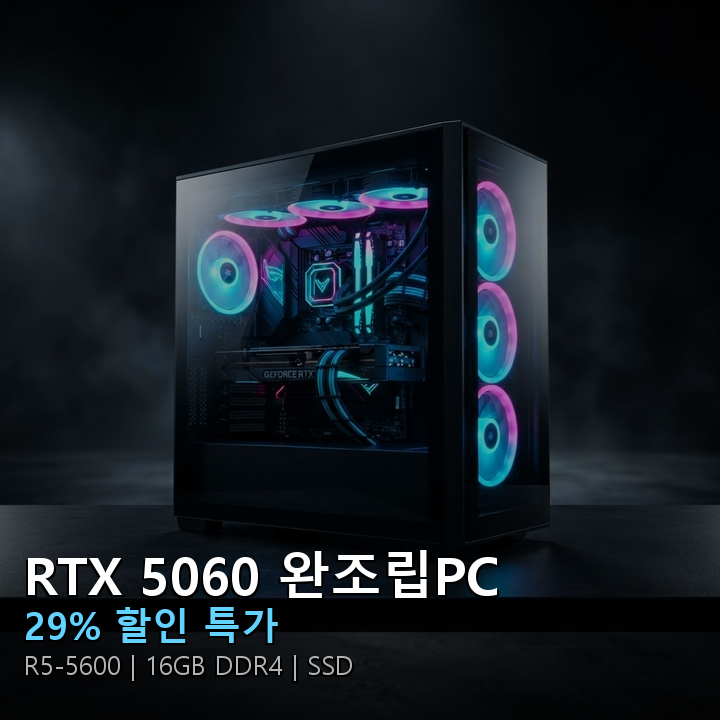RTX 5060 R5-5600 완조립PC 썸네일