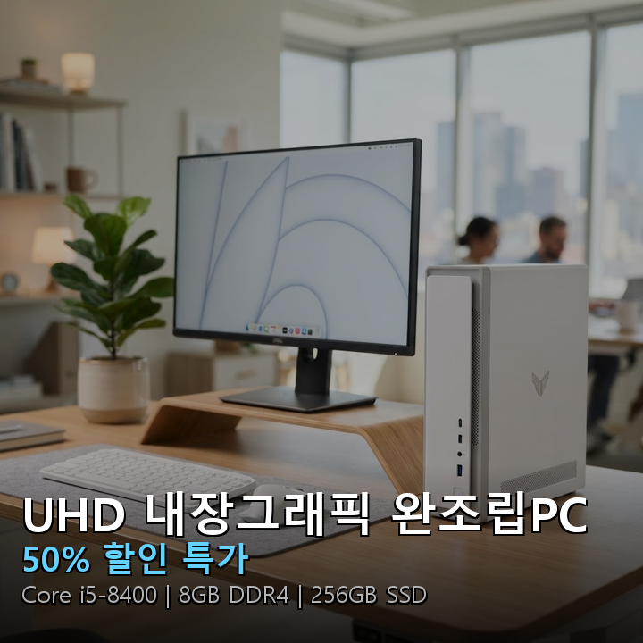 Intel UHD 내장그래픽 인텔 Core i5-8400 완조립PC 썸네일