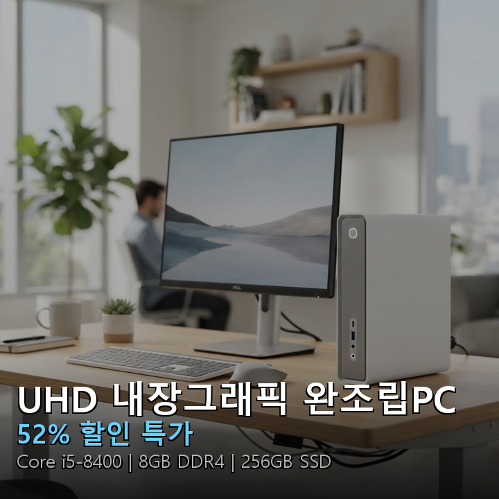 Intel UHD 내장그래픽 인텔 Core i5-8400 완조립PC 썸네일