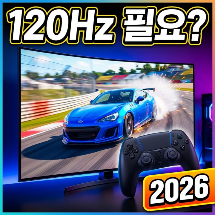 TV 120Hz 주사율과 게이밍 완벽 정리 — HDMI 2.1·VRR·ALLM, 콘솔·PC 연결
