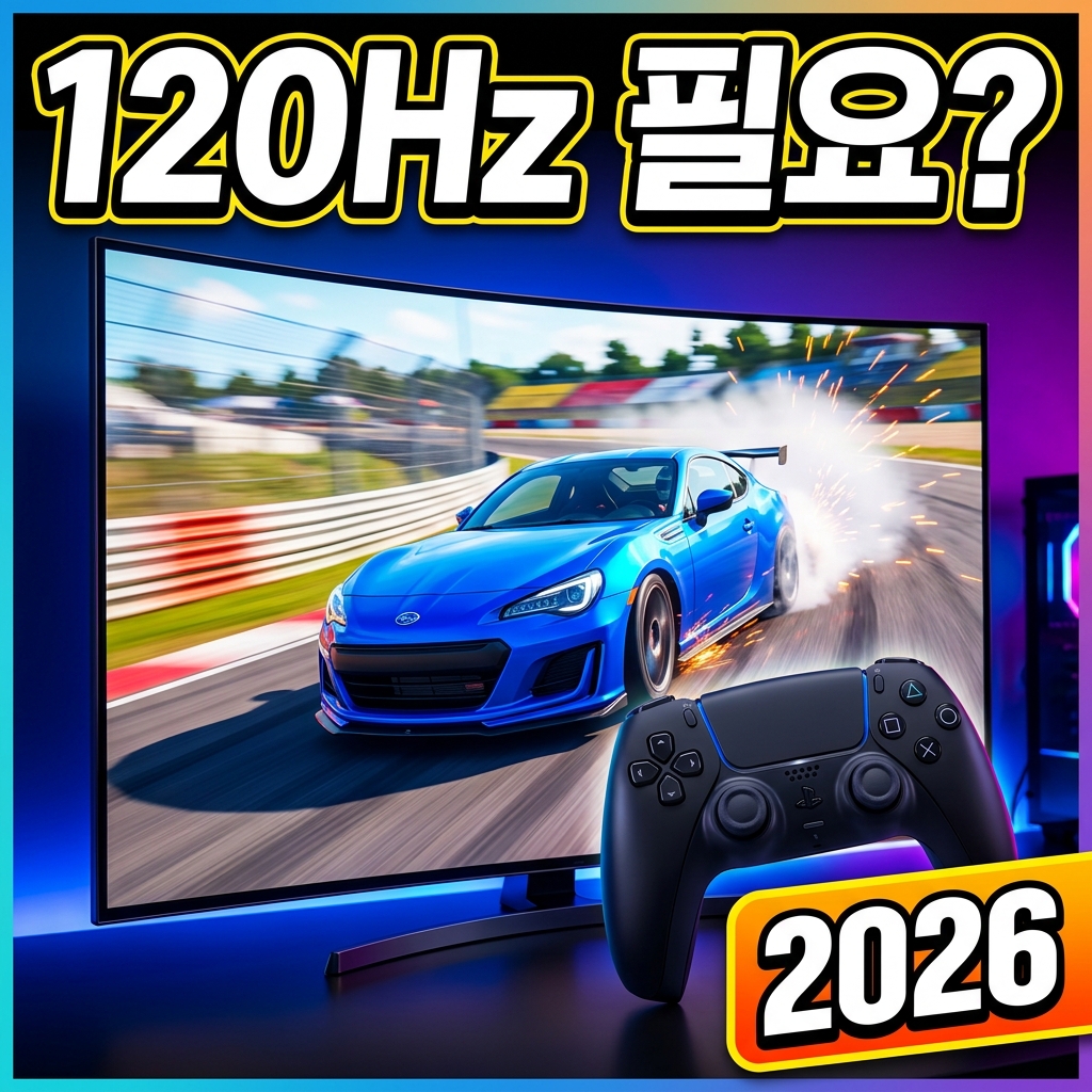 TV 120Hz 주사율과 게이밍 완벽 정리 — HDMI 2.1·VRR·ALLM, 콘솔·PC 연결