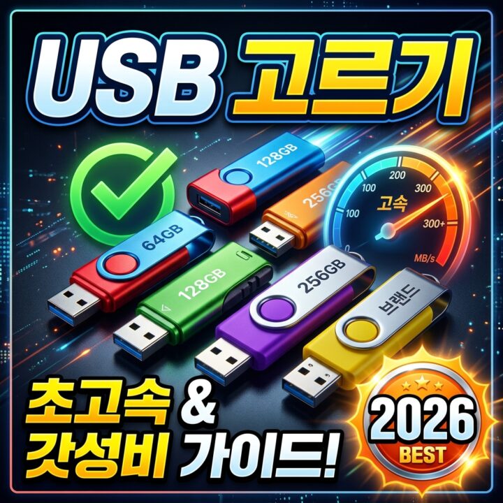 USB 메모리 고르는 법 — USB 3.2 속도·용량·컨트롤러/낸드 품질·용도별 선택과 가짜 용량 주의