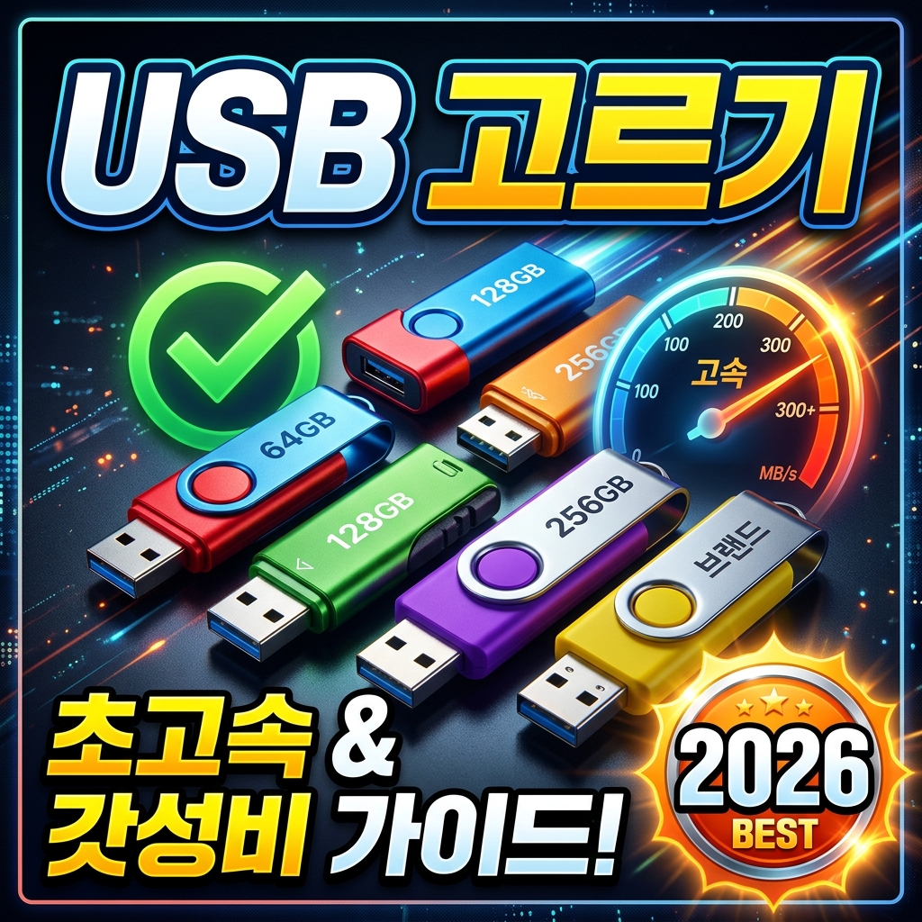 USB 메모리 고르는 법 — USB 3.2 속도·용량·컨트롤러/낸드 품질·용도별 선택과 가짜 용량 주의