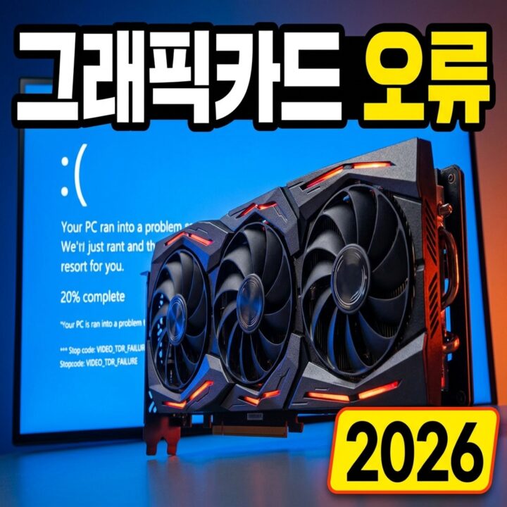 VIDEO_TDR_FAILURE 블루스크린 원인과 해결법 (그래픽 드라이버 클린 설치·발열·전원 점검)