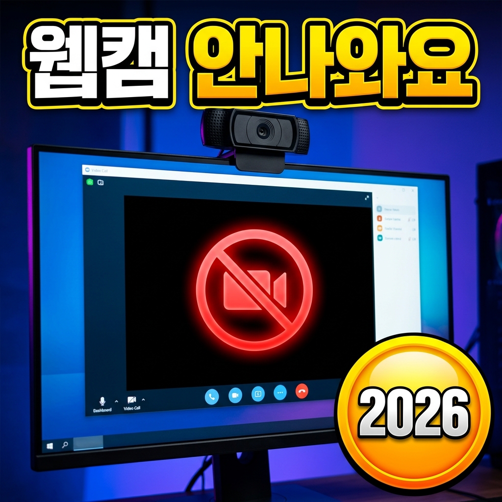웹캠 인식 안 됨·화면 안 나옴 원인과 단계별 해결법 (윈도우11 기준)