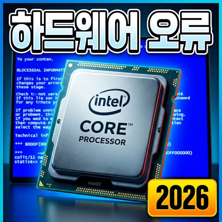 WHEA_UNCORRECTABLE_ERROR 블루스크린 원인과 해결법 (오버클럭·발열·전원·드라이버·BIOS)