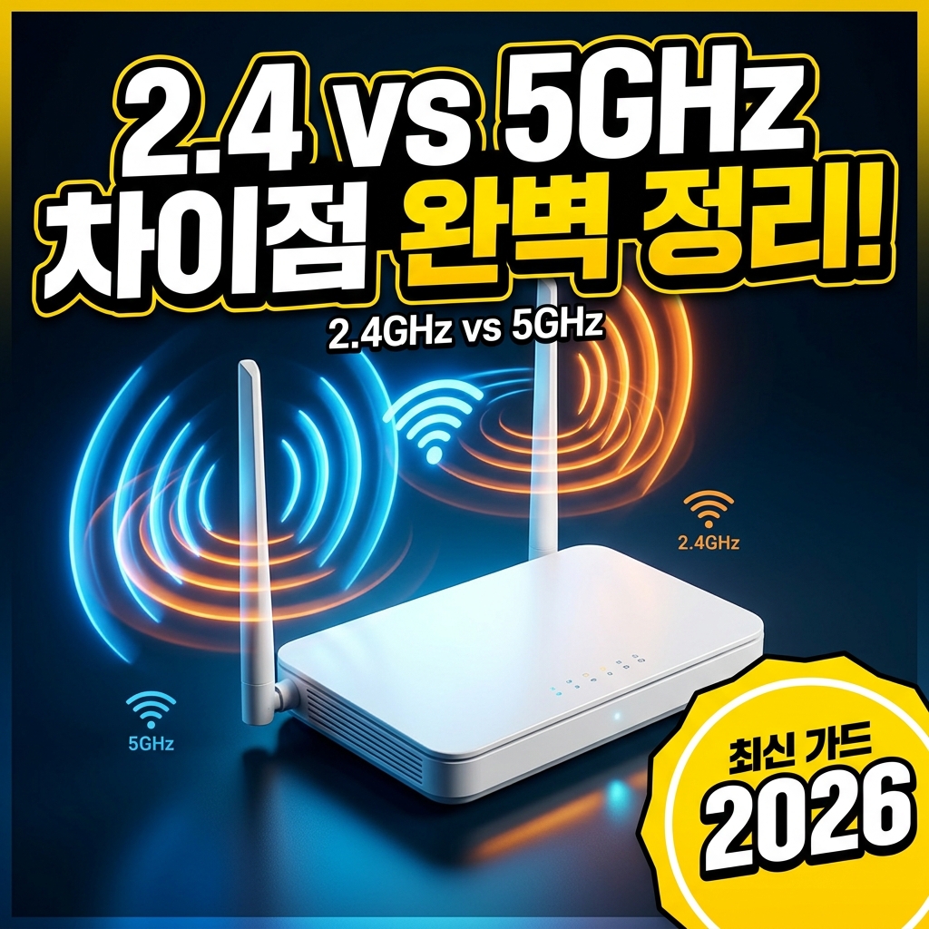 와이파이 2.4GHz vs 5GHz 차이와 상황별 선택 — 속도·거리·간섭·벽 투과 총정리